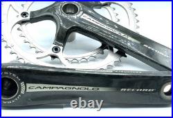 Campagnolo Record Carbon Fiber Crankset 175mm With 53/39 Rings Ultra Torque