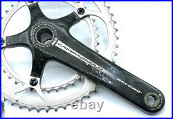 Campagnolo Record Carbon Fiber Crankset 175mm With 53/39 Rings Ultra Torque