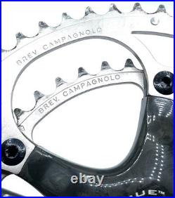 Campagnolo Record Carbon Fiber Crankset 175mm With 53/39 Rings Ultra Torque