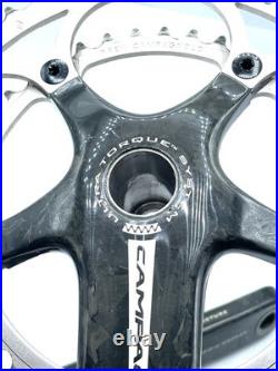 Campagnolo Record Carbon Fiber Crankset 175mm With 53/39 Rings Ultra Torque