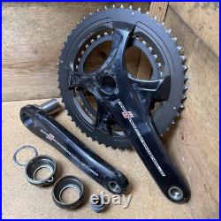 Campagnolo Record Carbon Ultra Torque 2 x 11 Spd Road Bike Crankset 175mm 52/36t