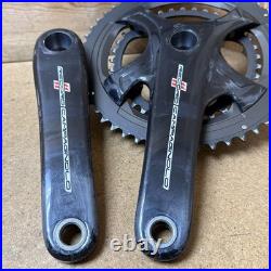 Campagnolo Record Carbon Ultra Torque 2 x 11 Spd Road Bike Crankset 175mm 52/36t