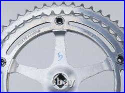 Campagnolo Record Crankset 170mm 1960s 151 BCD 52-44 chainrings Patent