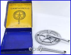Campagnolo Record Crankset 1958 1st Generation 170mm w Original Pedal Caps