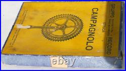 Campagnolo Record Crankset 1958 1st Generation 170mm w Original Pedal Caps