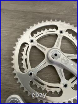 Campagnolo Record Crankset Double 172.5 MM Arms 53-42 Tooth Record Caps