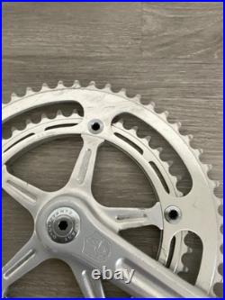 Campagnolo Record Crankset Double 172.5 MM Arms 53-42 Tooth Record Caps