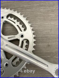 Campagnolo Record Crankset Double 172.5 MM Arms 53-42 Tooth Record Caps