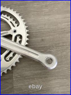 Campagnolo Record Crankset Double 172.5 MM Arms 53-42 Tooth Record Caps