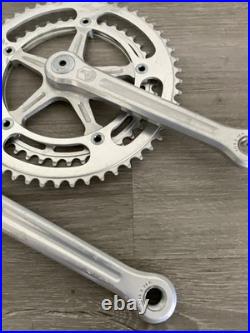 Campagnolo Record Crankset Double 172.5 MM Arms 53-42 Tooth Record Caps
