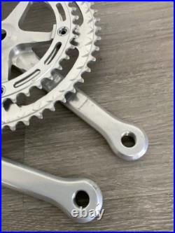 Campagnolo Record Crankset Double 172.5 MM Arms 53-42 Tooth Record Caps