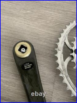 Campagnolo Record Crankset Double 53-39 Tooth 172.5 MM Arm Length 10 Or 9 Speed