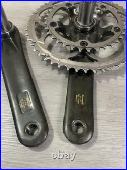 Campagnolo Record Ct Carbon Crankset Double 50-34 Tooth 175 MM Arm 10 Or 9 Speed