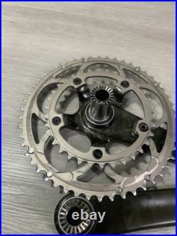 Campagnolo Record Ct Carbon Crankset Double 50-34 Tooth 175 MM Arm 10 Or 9 Speed