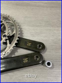 Campagnolo Record Ct Carbon Crankset Double 50-34 Tooth 175 MM Arm 10 Or 9 Speed
