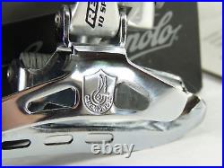 Campagnolo Record Derailleur Front Alloy Braze on 10 speed Racing Bicycle NOS