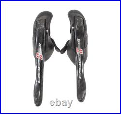 Campagnolo Record EPS 2x 11 Spd Carbon Electronic Road Bike Lever Set Rim Brake