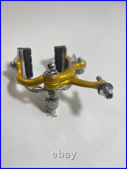 Campagnolo Record Early First Gen 2040 Non Engraved Gold Oro Brake Calipers Vvgc