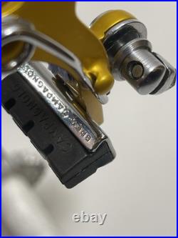 Campagnolo Record Early First Gen 2040 Non Engraved Gold Oro Brake Calipers Vvgc
