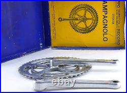 Campagnolo Record FIRST GENERATION Crankset 170mm 1958 Correct Bolts Pedal Caps