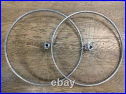 Campagnolo Record Freewheel English Thread Tubular Rim 36H Road Bike Wheelset