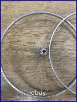 Campagnolo Record Freewheel English Thread Tubular Rim 36H Road Bike Wheelset