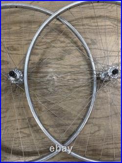 Campagnolo Record Freewheel English Thread Tubular Rim 36H Road Bike Wheelset