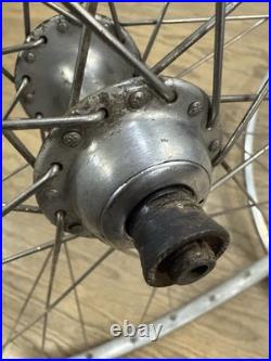 Campagnolo Record Freewheel English Thread Tubular Rim 36H Road Bike Wheelset