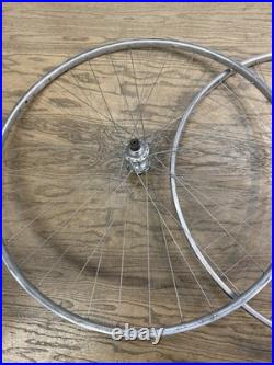 Campagnolo Record Freewheel English Thread Tubular Rim 36H Road Bike Wheelset