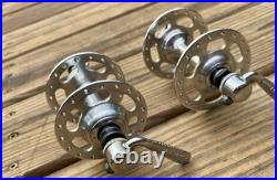 Campagnolo Record Large Flange Road Hubs 36h Smooth Spinning 1973 Campagnolo Record Large Flange Road Hubs 36h Smooth Spinning 1973
