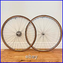 Campagnolo Record Mavic MA 40 Road Bike Wheelset 700c 6 Speed Vintage