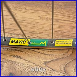 Campagnolo Record Mavic MA 40 Road Bike Wheelset 700c 6 Speed Vintage