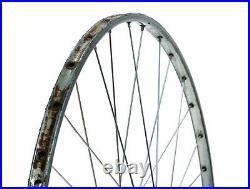 Campagnolo Record/ Mavic Tubular Rear Bike Wheel 700c 32H Silver with 6s Freewheel