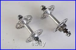 Campagnolo Record Pista hub set high flange 36H vintage track bicycle fixed gear