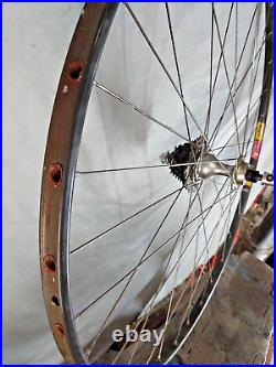 Campagnolo Record Rear 700c Road Bike Wheel 130mm 32S PV Mavic Tubular Ships USA