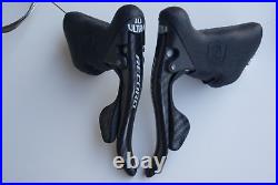 Campagnolo Record Shifter Set Shifters Carbon Levers 2/3x10 Speed + Shift Cables