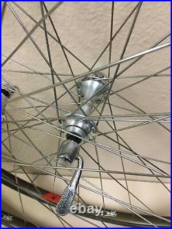 Campagnolo Record Strada Wheelset 700c C-record Hubs And Skewers Tubular 32h