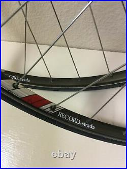 Campagnolo Record Strada Wheelset 700c C-record Hubs And Skewers Tubular 32h