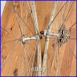 Campagnolo Record Super Champion Comp Road Bike Wheelset 700c 6 Speed Vintage