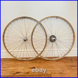 Campagnolo Record Super Champion Comp Road Bike Wheelset 700c 6 Speed Vintage