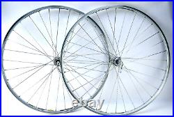 Campagnolo Record Titanium 10 speed wheelset 700c clincher Ambrosio Pristine