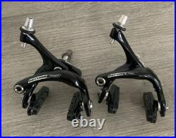 Campagnolo Record Titanium Brake Calipers 39-49 MM Reach Recessed Mounts Black