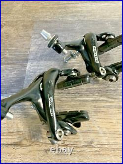 Campagnolo Record Titanium Brake Calipers 39-49 MM Reach Recessed Mounts Black