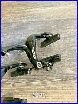 Campagnolo Record Titanium Brake Calipers 39-49 MM Reach Recessed Mounts Black