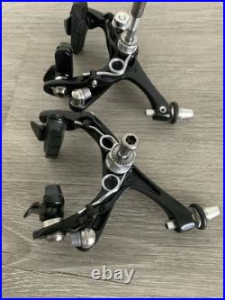 Campagnolo Record Titanium Brake Calipers 39-49 MM Reach Recessed Mounts Black
