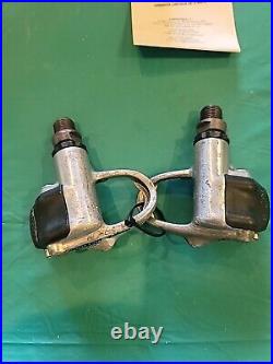 Campagnolo Record Titanium Pro Fit Plus Pedals Used With Cleats And Hardware