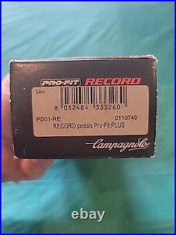 Campagnolo Record Titanium Pro Fit Plus Pedals Used With Cleats And Hardware