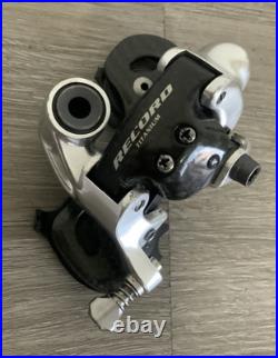 Campagnolo Record Titanium Rear Derailleur Carbon Titanium 10 Or 9 Speed