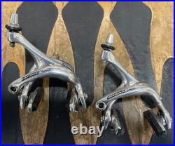 Campagnolo Record Titanium Road Bike Brake Set polished finish dual pivot retro