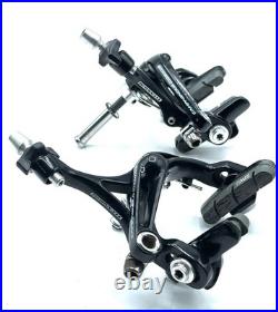 Campagnolo Record Titanium Skeleton Brakes Made In Italy / Enve Pads